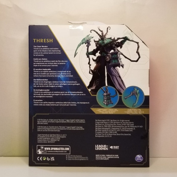 League of Legends Official Thresh Premium Collectible Action Figure and Base NWT - Picture 2 of 3